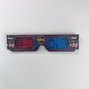 Vintage 1997 Wendy's 3-D Glasses – ABC TV Special Edition (Factory Sealed!)